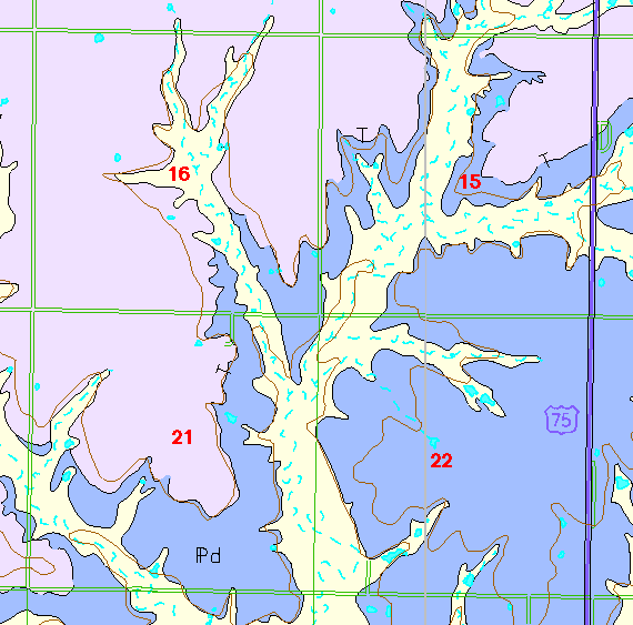 small geologic map