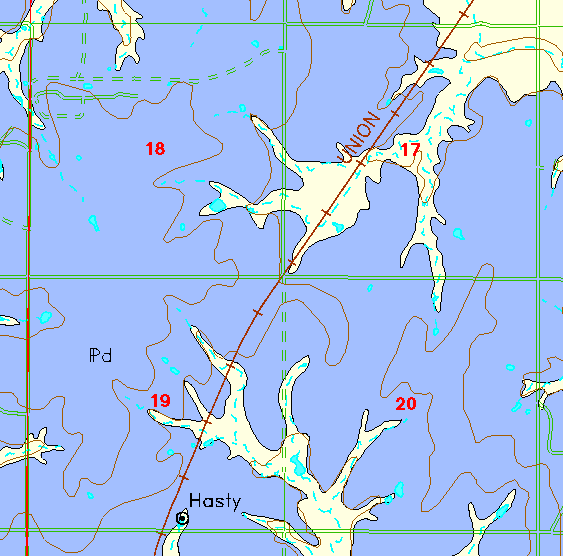small geologic map