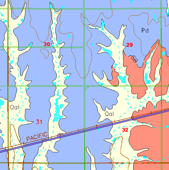 small geologic map