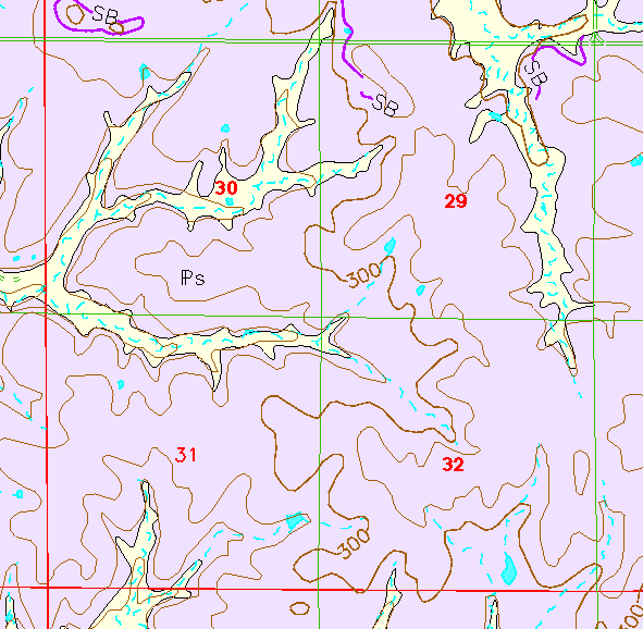 small geologic map