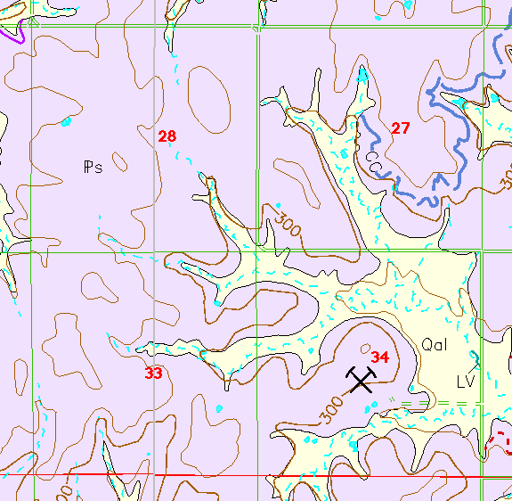 small geologic map