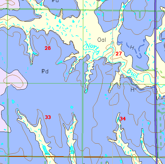 small geologic map
