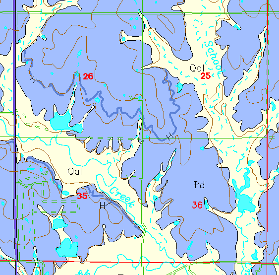 small geologic map