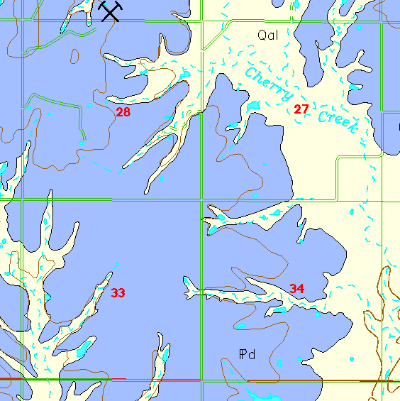 small geologic map