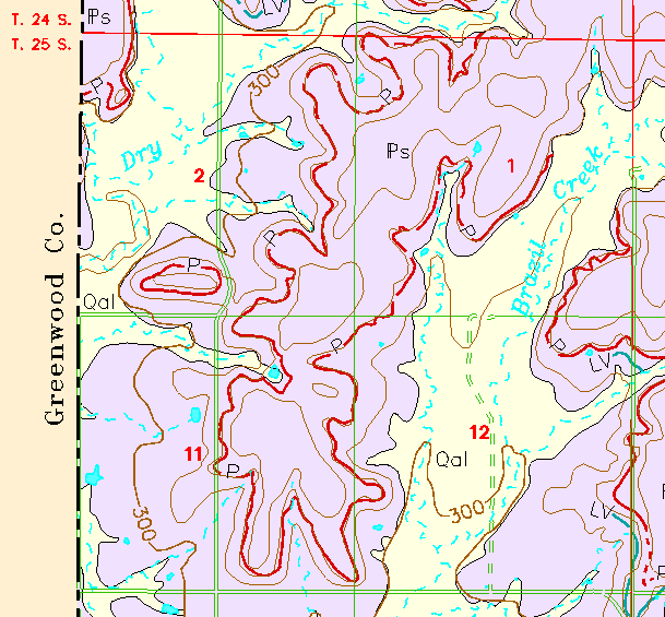 small geologic map