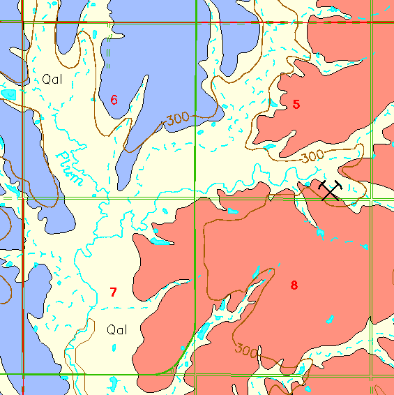 small geologic map