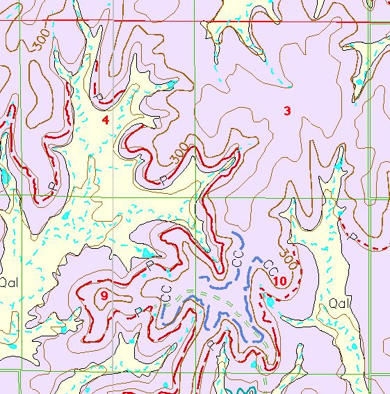 small geologic map