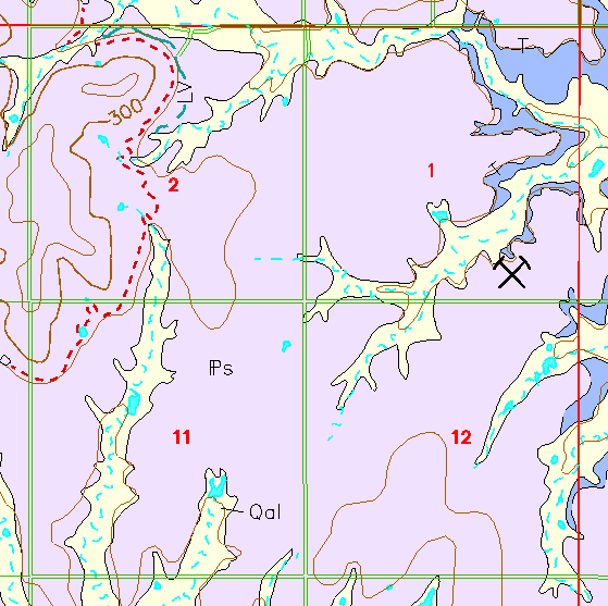 small geologic map