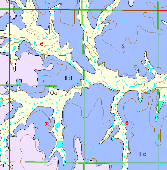 small geologic map