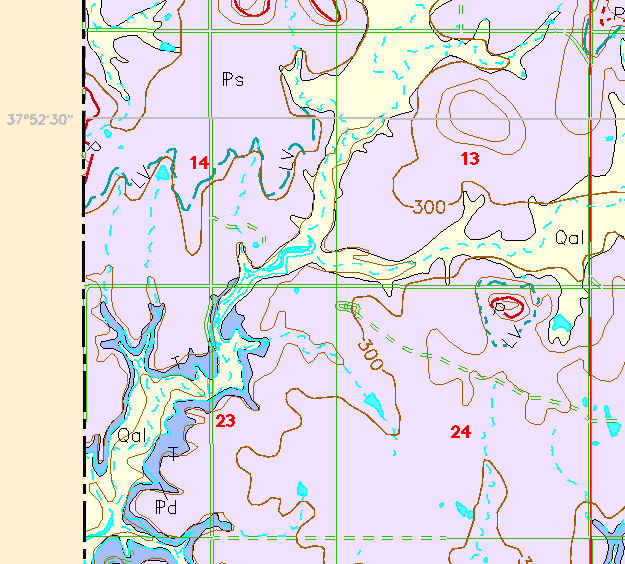 small geologic map