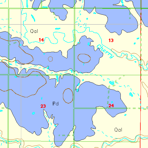 small geologic map