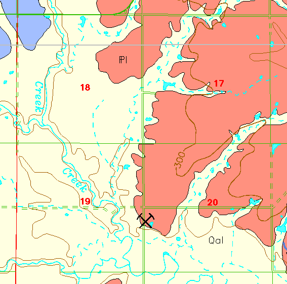 small geologic map