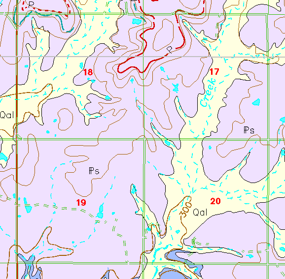 small geologic map