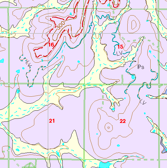 small geologic map