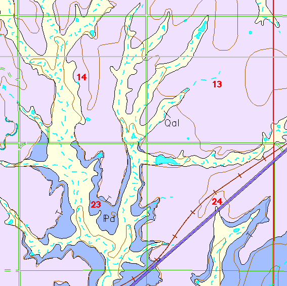 small geologic map