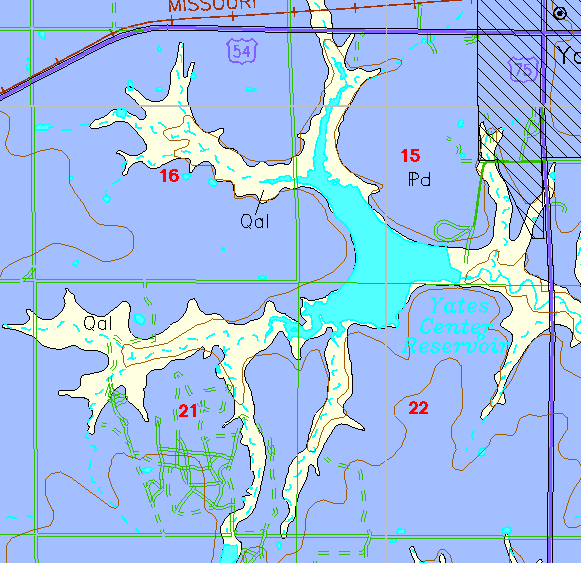 small geologic map