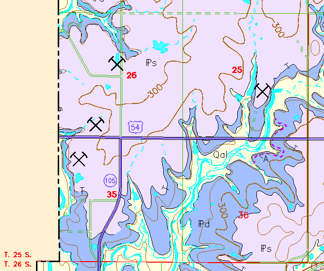 small geologic map