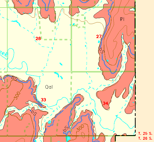 small geologic map