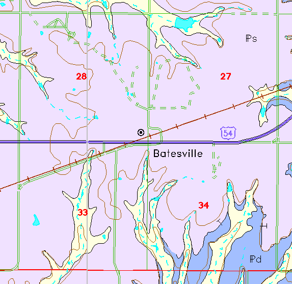 small geologic map