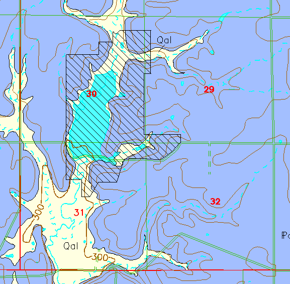 small geologic map