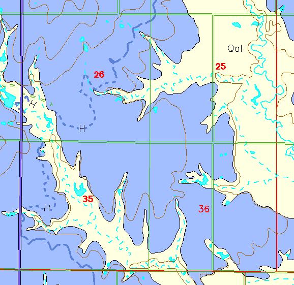 small geologic map