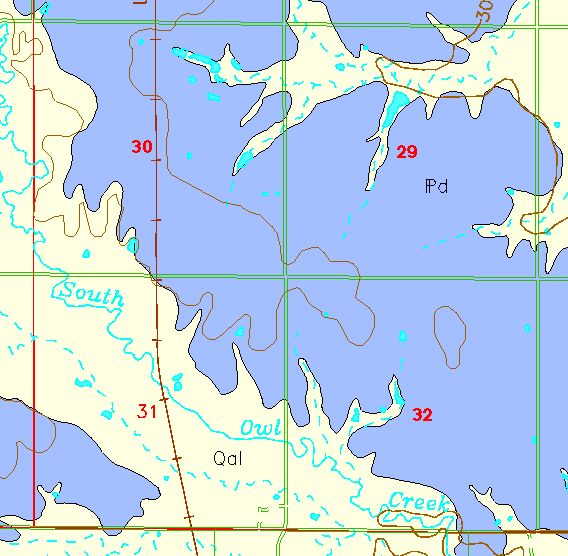 small geologic map