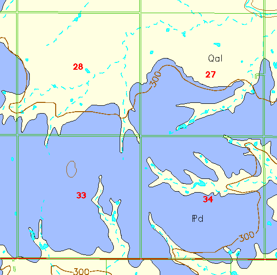 small geologic map