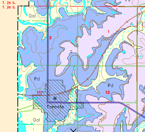 small geologic map