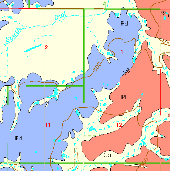 small geologic map