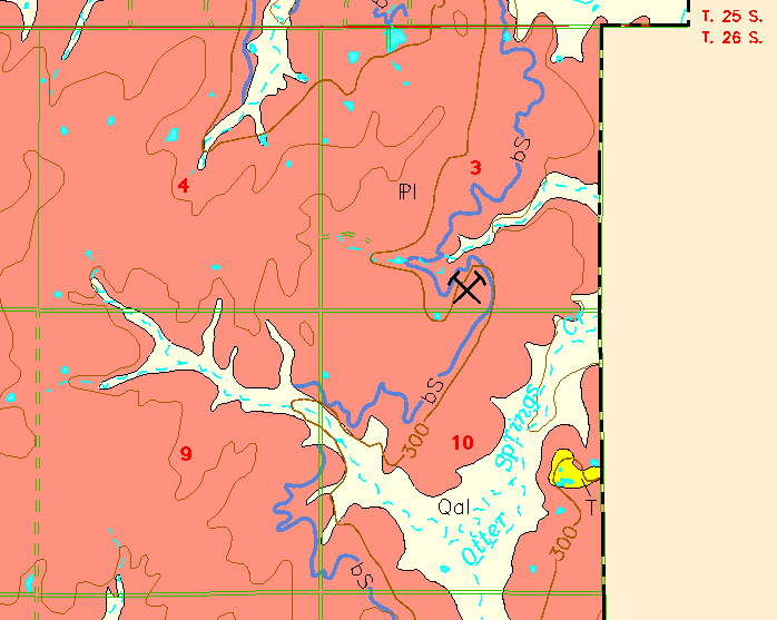 small geologic map