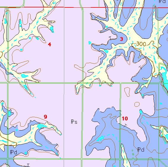 small geologic map