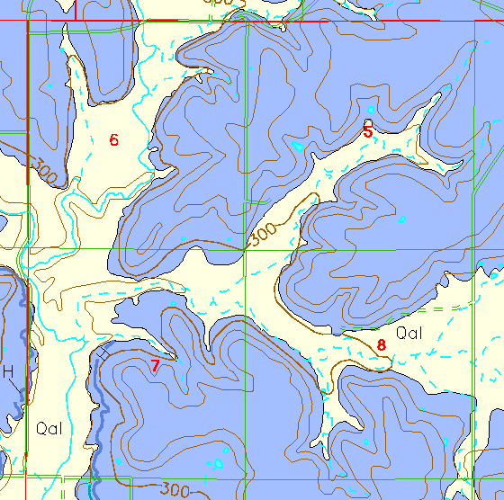 small geologic map