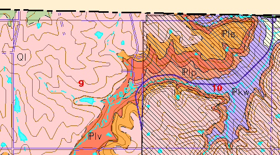 small geologic map