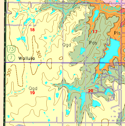 small geologic map