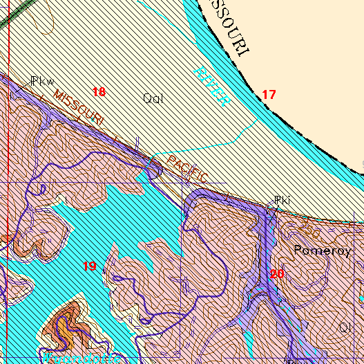 small geologic map