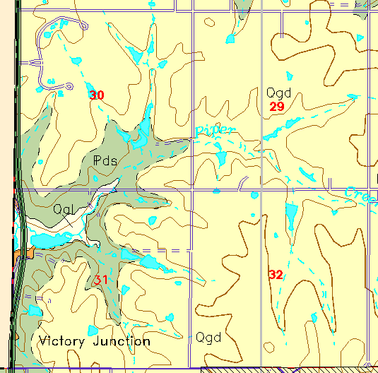 small geologic map