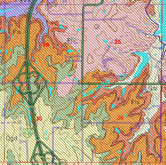 small geologic map