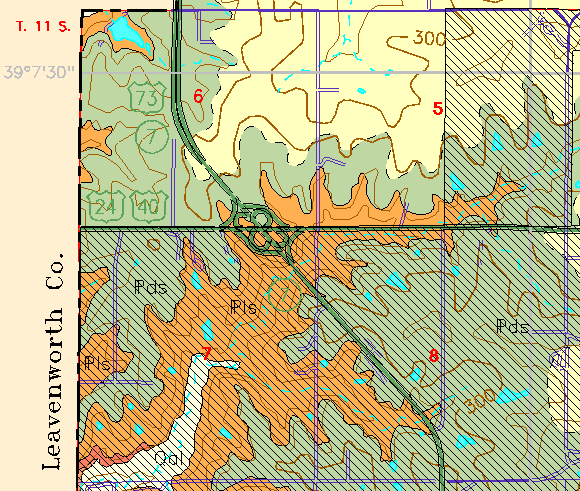 small geologic map