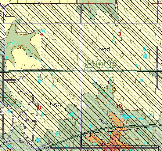 small geologic map