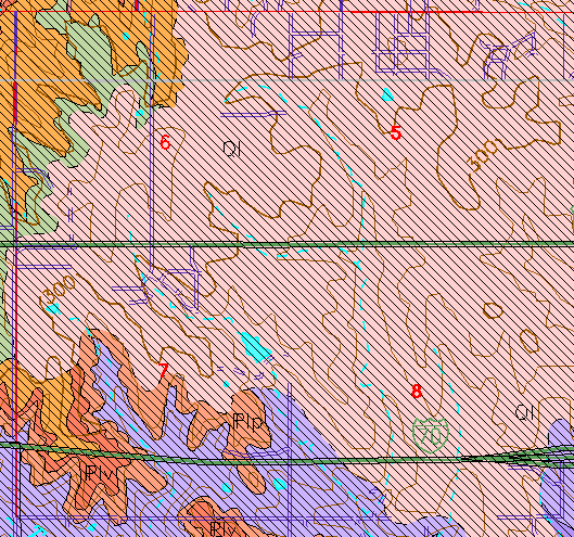 small geologic map