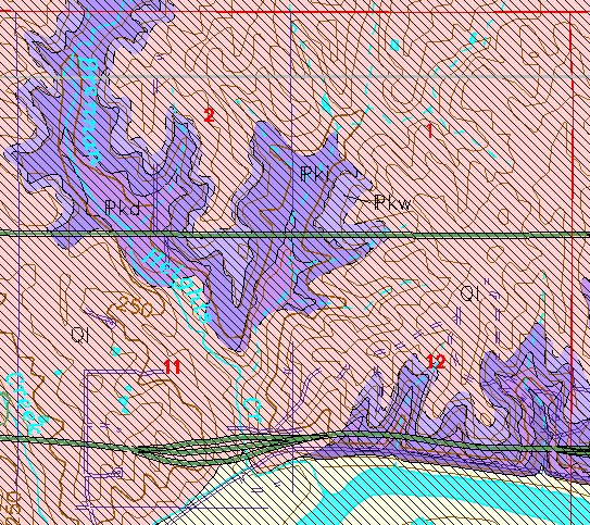 small geologic map