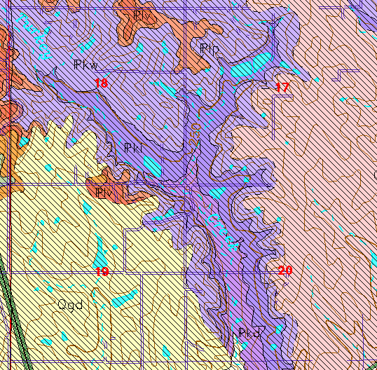 small geologic map