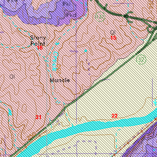 small geologic map