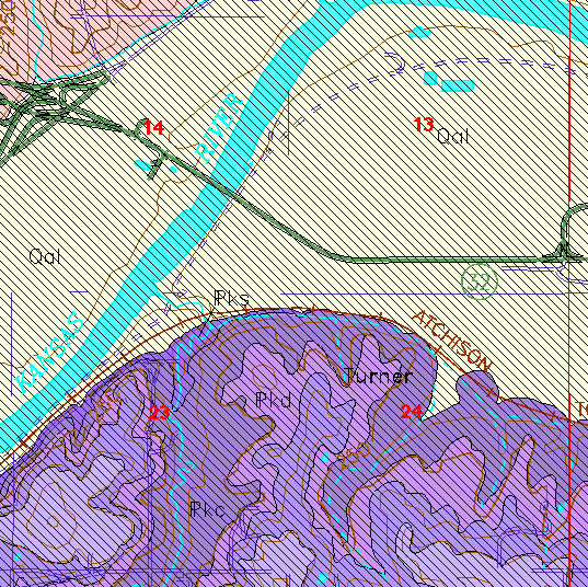 small geologic map