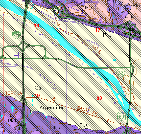 small geologic map