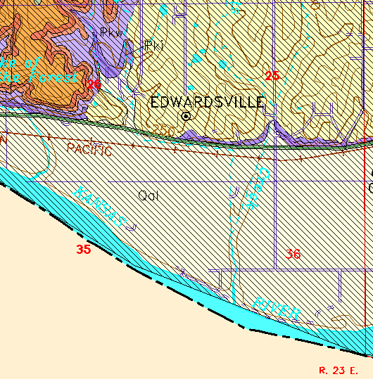 small geologic map