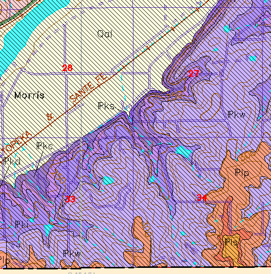 small geologic map