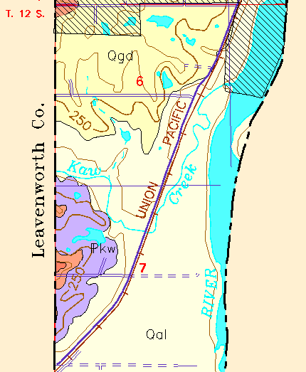 small geologic map