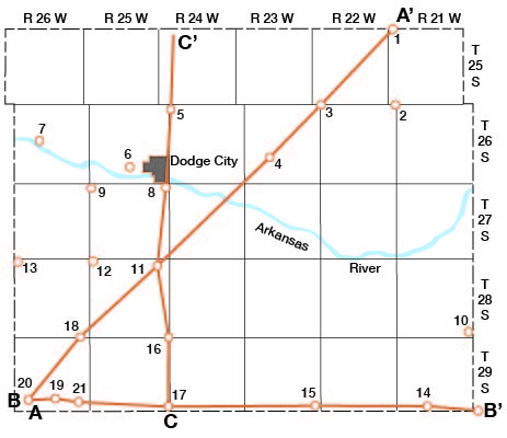 Test holes located throughout the county