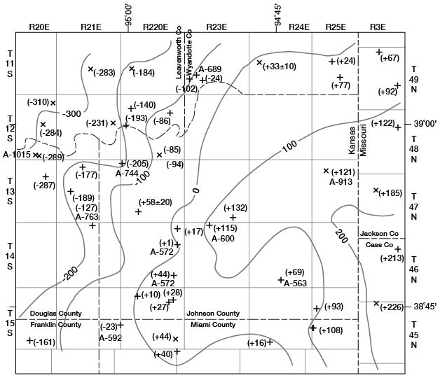 highest levels in southeast corner